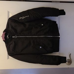 Spring Black Bomber Jacket